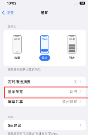 乐东苹果售后维修中心分享iPhone手机收不到通知怎么办 