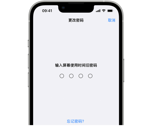 乐东iPhone屏幕维修分享iPhone屏幕使用时间密码忘记了怎么办 