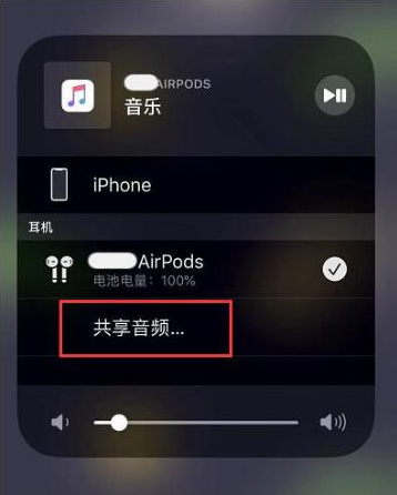 乐东苹果14音频维修点分享iPhone14音频共享设置方法 