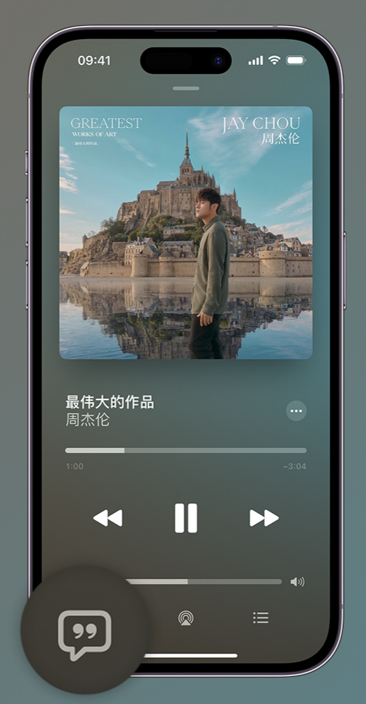 乐东iphone维修分享如何在iPhone上使用Apple Music全新唱歌功能 