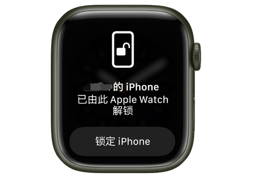 乐东苹果手机维修分享用 AppleWatch 解锁配备面容 ID 的 iPhone方法 