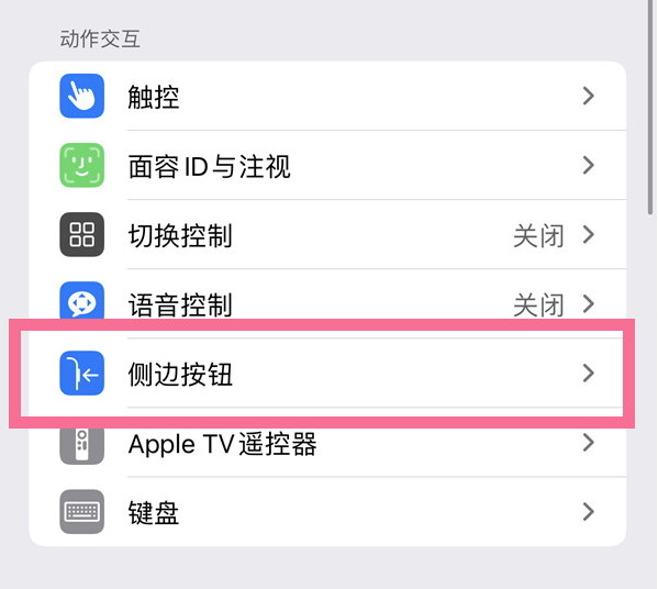 乐东苹果14维修店分享iPhone14 Plus侧键双击下载功能关闭方法 