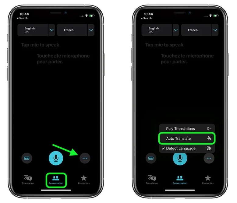 乐东苹果手机维修分享iOS 15 “翻译” App 新改进 