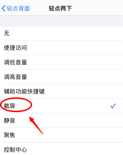 乐东苹果手机维修分享iPhone12如何启用双击截屏 
