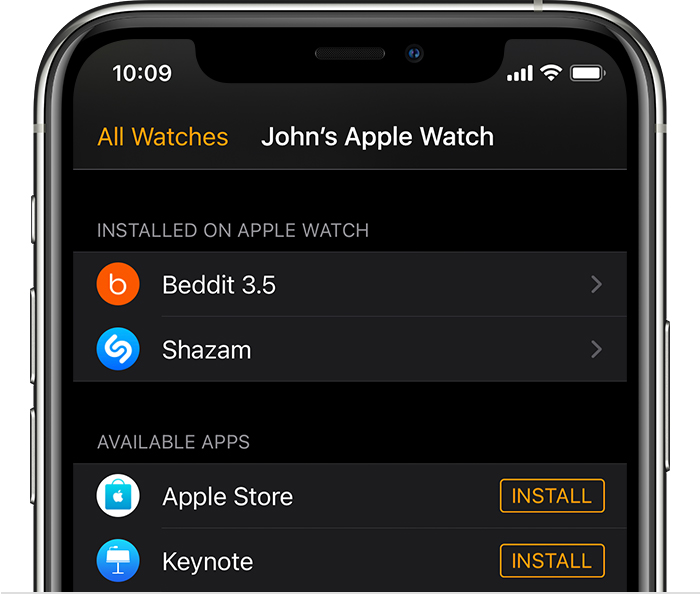 乐东苹果手机维修分享如何在 Apple Watch 上下载应用 